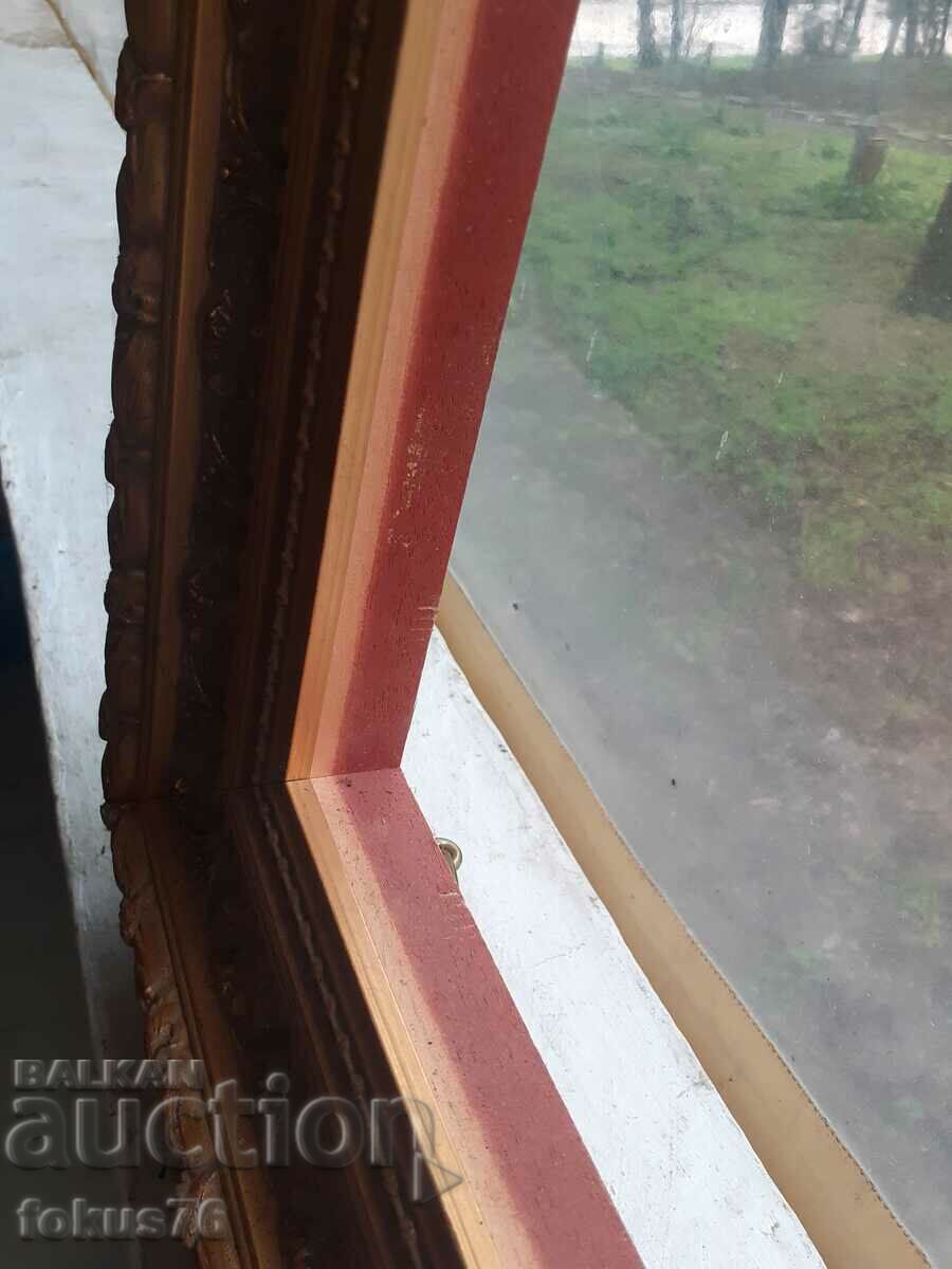 Μια μεγάλη ξύλινη μπαρόκ κορνίζα - 6 Μια μεγάλη ξύλινη μπαρόκ κορνίζα - 6