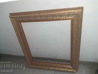 A great large wooden baroque picture frame