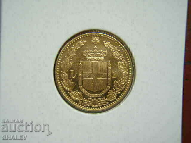 Livrarea 20 lire 1880 Italia - AU (aur)