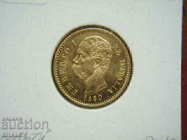 20 lire 1880 Italia - AU (aur) - 7