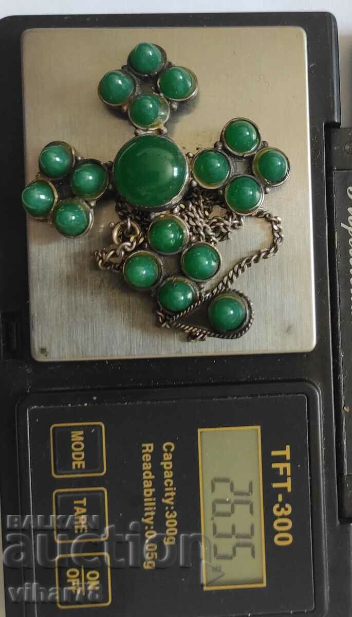 Delivery of SILVER CROSS WITH AGATES Delivery of SILVER CROSS WITH AGATES