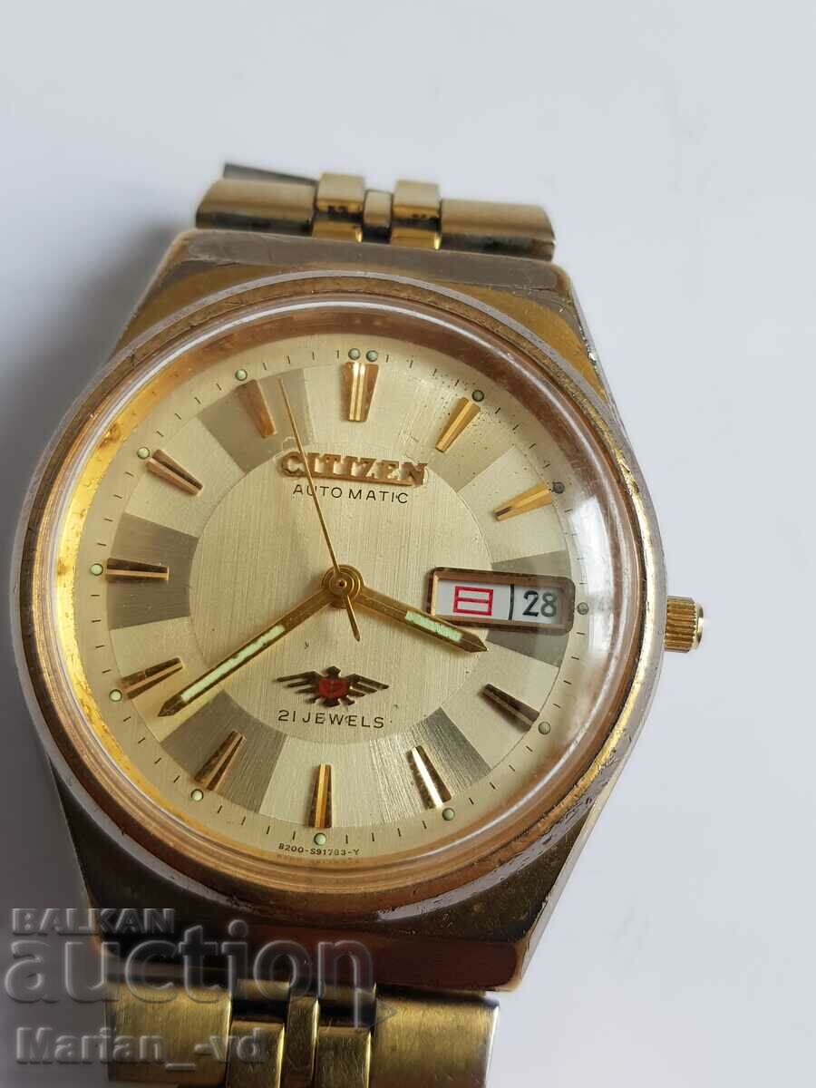 Men's watch Citizen automatic 21 jewels - 5 Men's watch Citizen automatic 21 jewels - 5