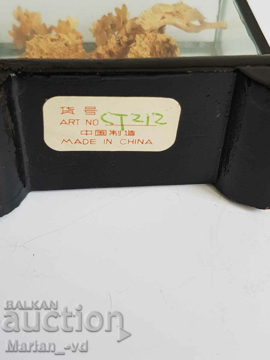 Παλιό κινέζικο φελλό μινιατούρα με γυάλινο πλαίσιο - 6 Παλιό κινέζικο φελλό μινιατούρα με γυάλινο πλαίσιο - 6