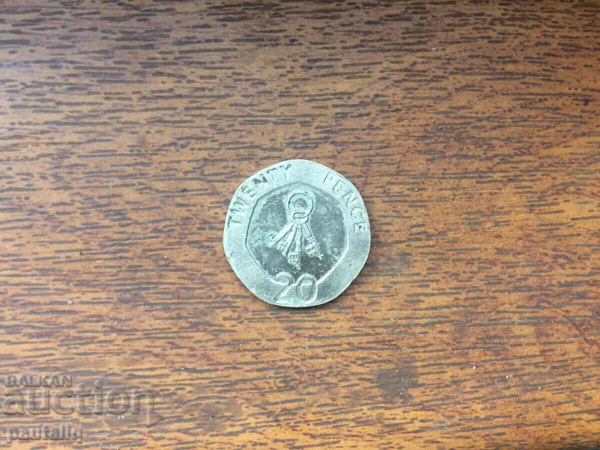 20 pence 2009 Gibraltar