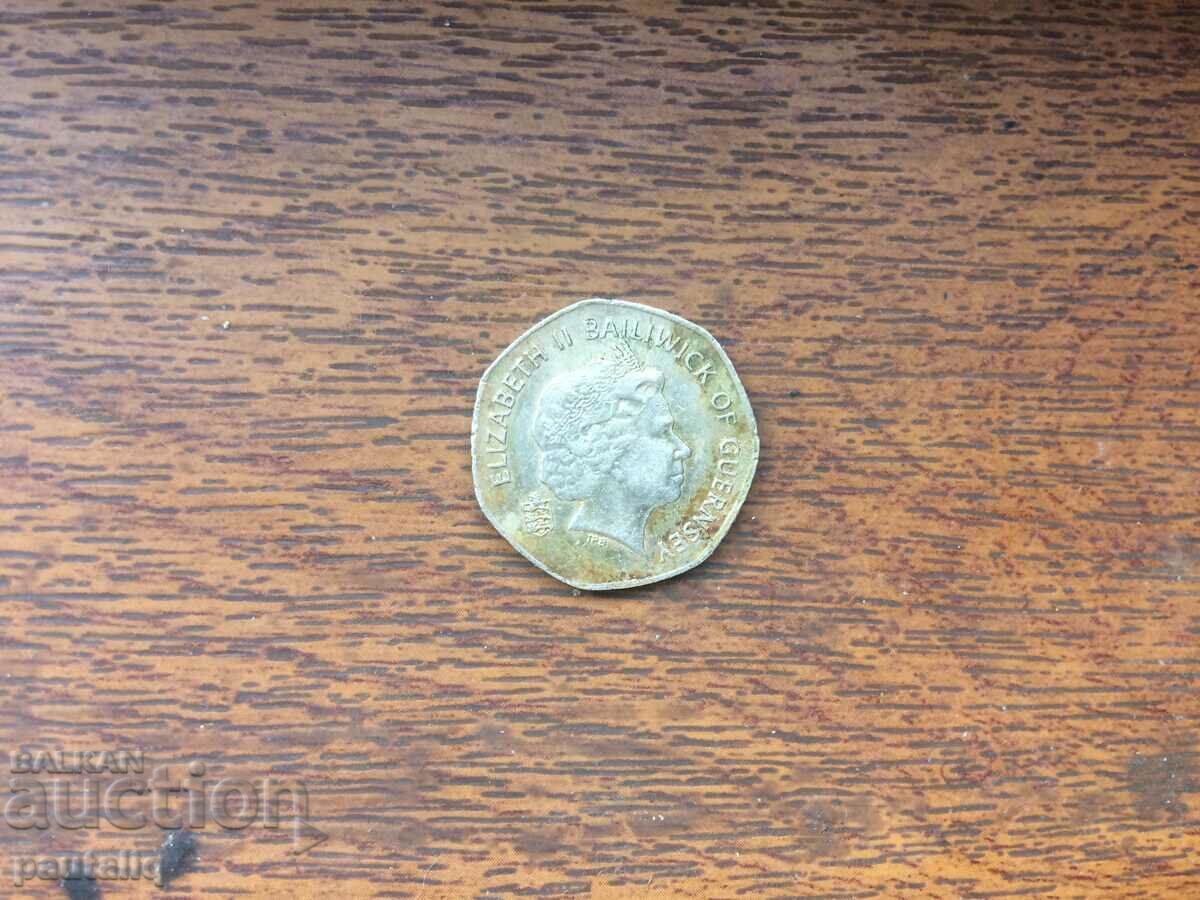 20 pence 2003 Fr. Guernsey cu preț € 2.00 | 3.91 BGN 20 pence 2003 Fr. Guernsey cu preț € 2.00 | 3.91 BGN