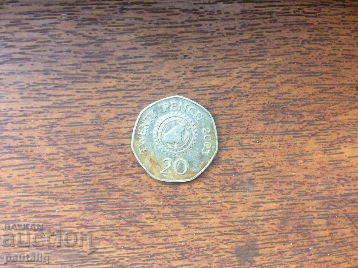 20 pence 2003 Fr. Guernsey 20 pence 2003 Fr. Guernsey