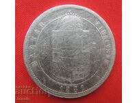 1 forint 1881 Hungary silver