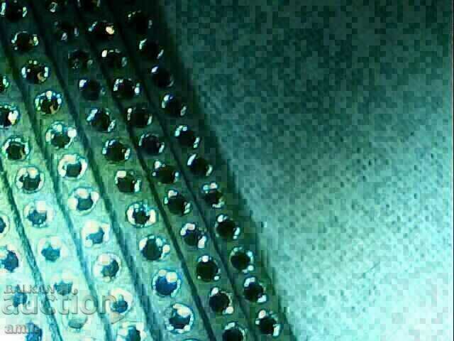 swarovski bracelet 4 brand new leather very shiny ses kristali - 5