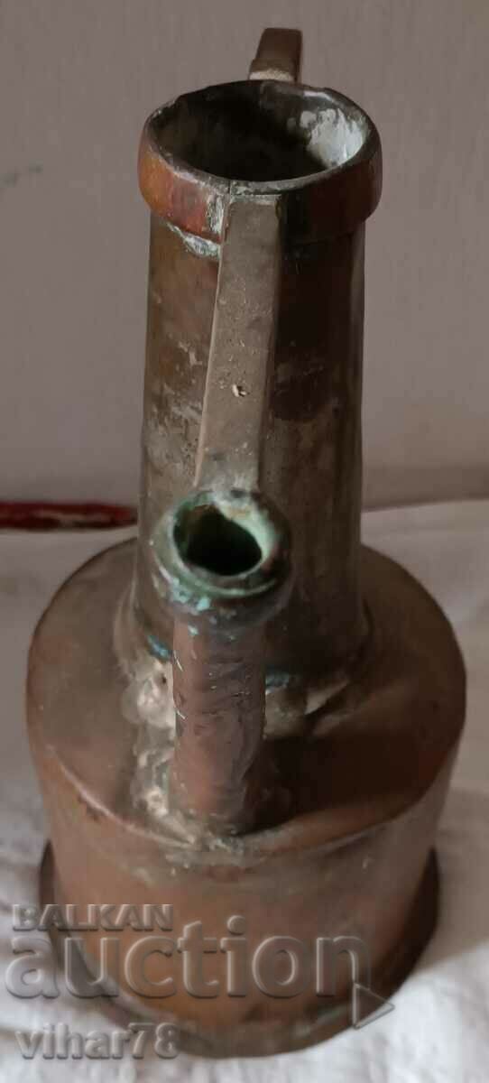 Old copper kettle, copper vessel - 5