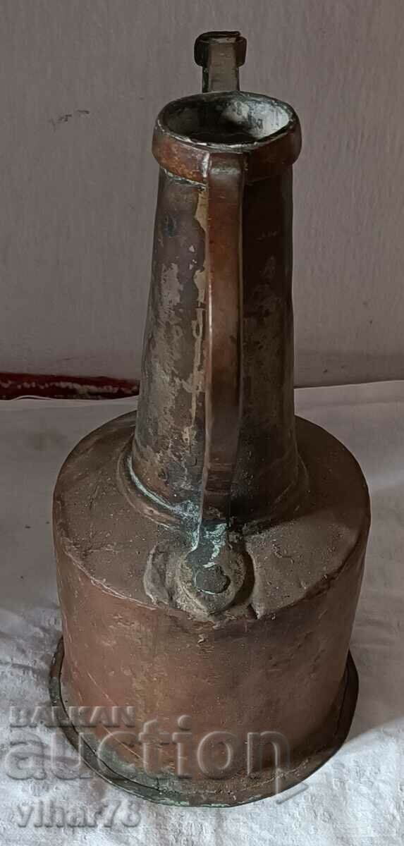Old copper kettle, copper vessel - 7