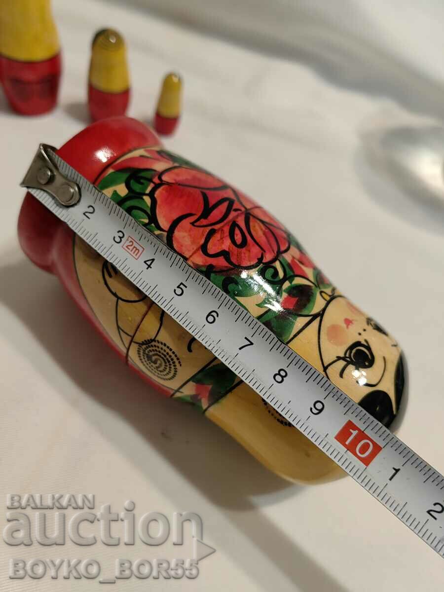 Auction  Five Russian Social USSR Matryoshka dolls