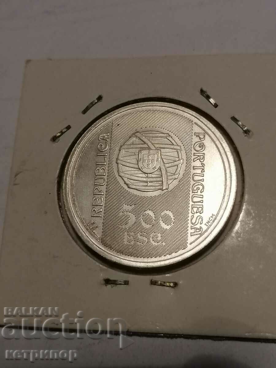500 escudos Portugalia 1997 argint