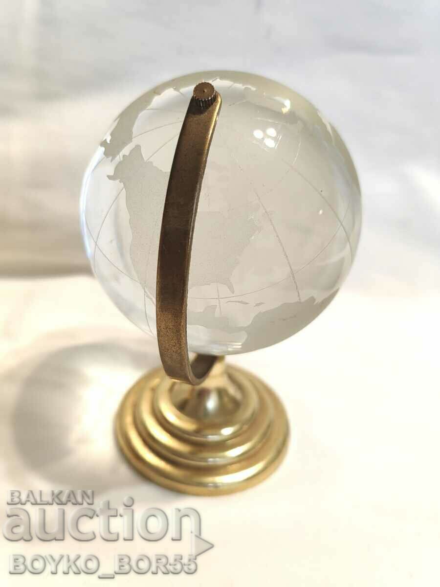 Auction Crystal Glass Globe Planet Globe Auction Crystal Glass Globe Planet Globe