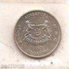 +Singapore 20 cents 1997 with price 0.60 BGN | € 0.31