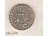 +Франция  1/2  франк  1965 г.