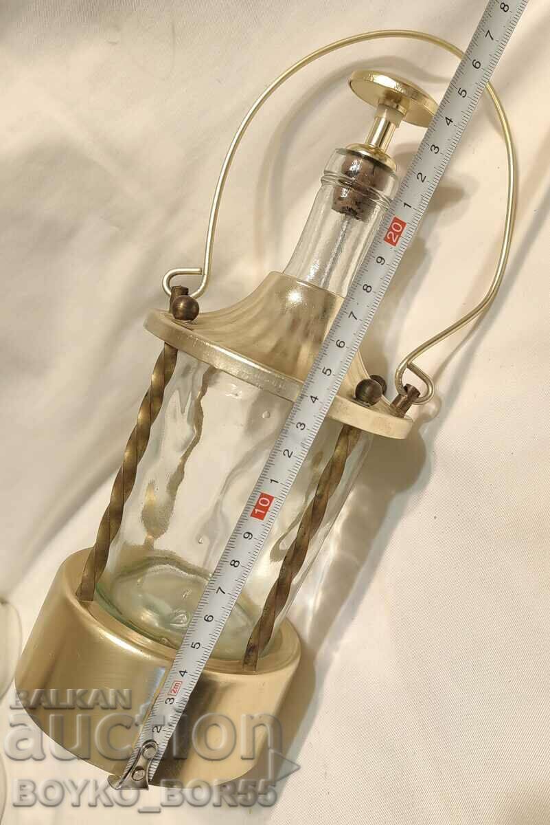 Large Russian Social USSR Bottle with Dispenser and Metal Elements - 5 Large Russian Social USSR Bottle with Dispenser and Metal Elements - 5