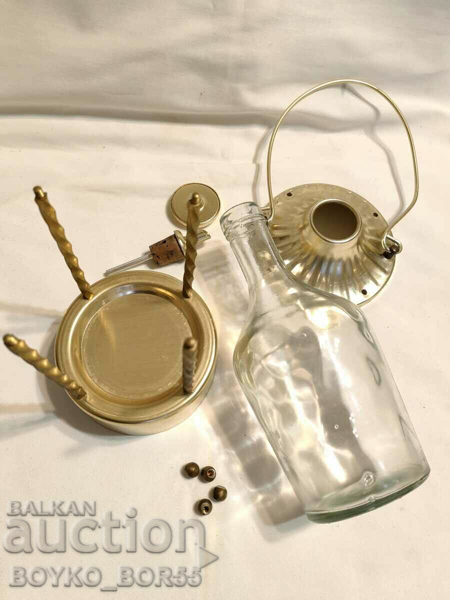 Large Russian Social USSR Bottle with Dispenser and Metal Elements - 7 Large Russian Social USSR Bottle with Dispenser and Metal Elements - 7