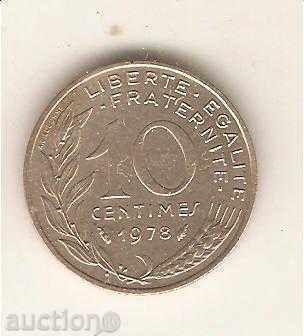 +Franța 10 centimes 1978