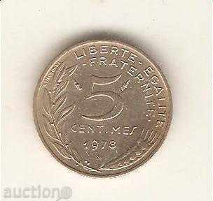 +Franța 5 centimes 1978