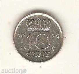 +Холандия  10  цента  1978 г.