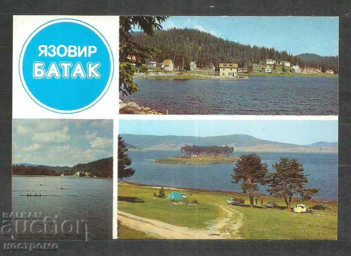 Batak Dam - Old card Bulgaria - A 339