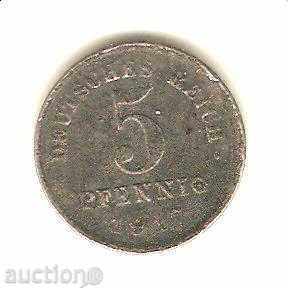 Γερμανία 5 pfennig 1917