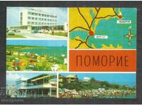 Поморие - Стара картичка България - A 342