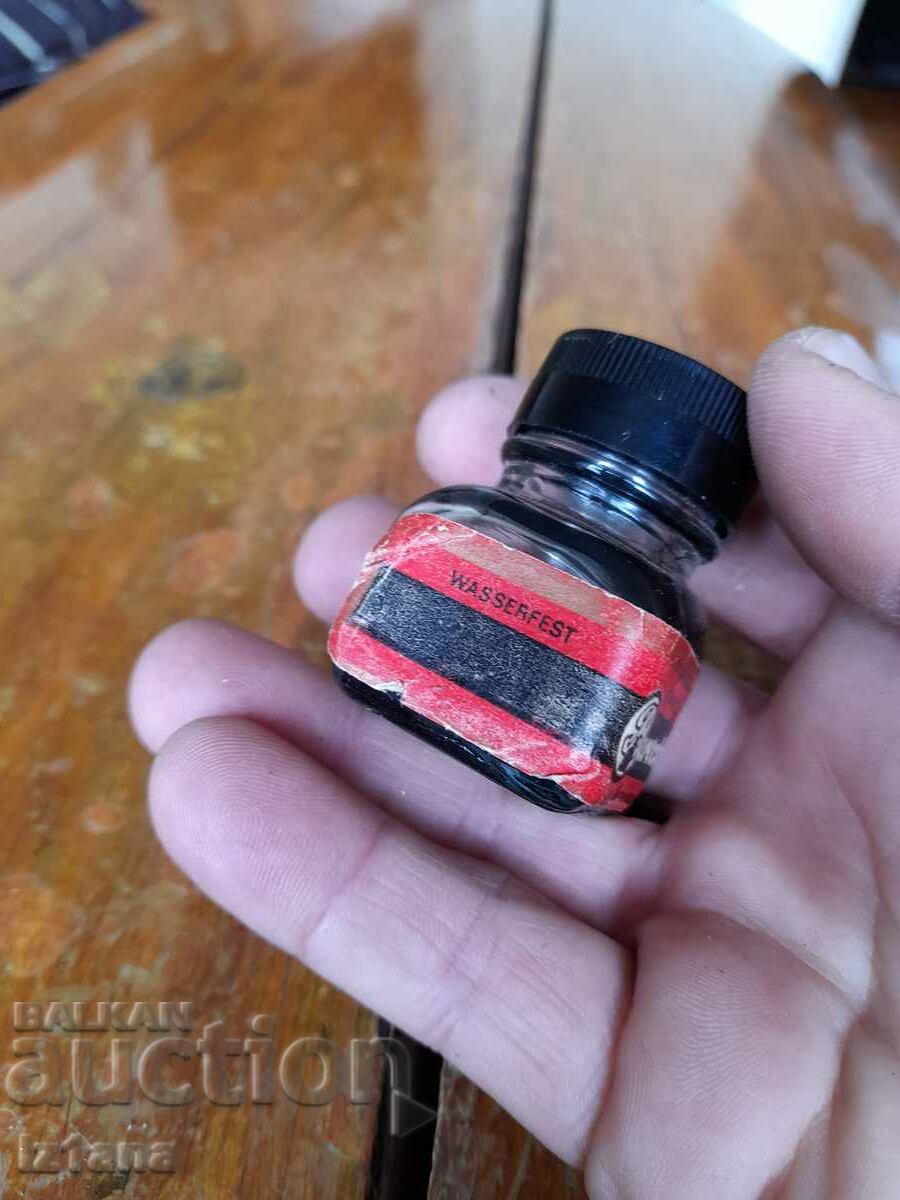 Old Barock ink bottle with price 10.00 BGN | € 5.11