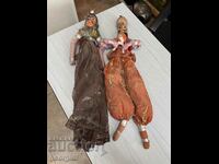 Very old Indian dolls - marionettes. #3870