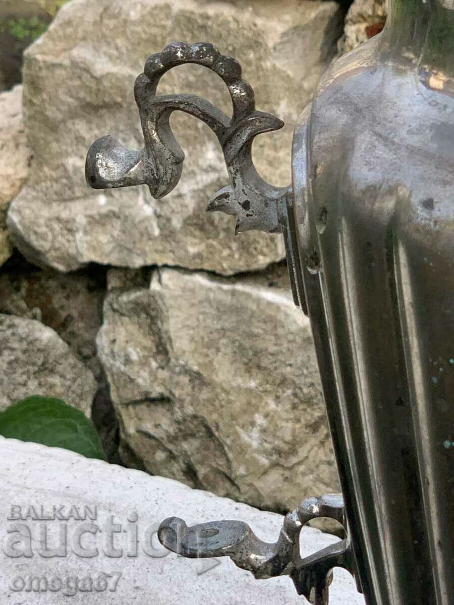Старинен голям самовар на въглища царска Русия - 5