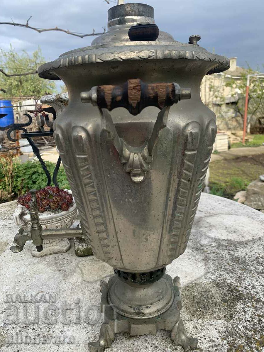 Vintage large Russian coal samovar from the 19th century. with price 330.00 BGN | € 168.73 Vintage large Russian coal samovar from the 19th century. with price 330.00 BGN | € 168.73