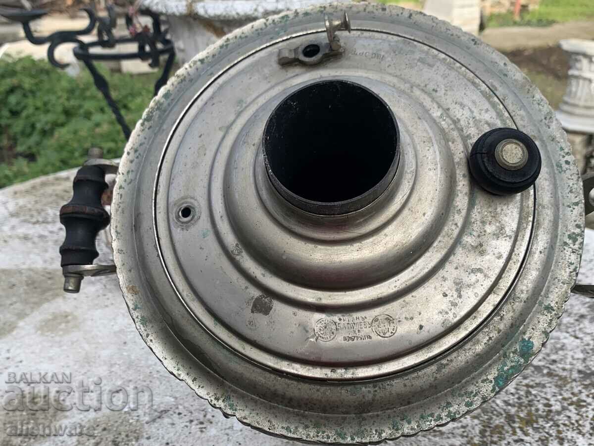 Vintage large Russian coal samovar from the 19th century. - 6 Vintage large Russian coal samovar from the 19th century. - 6