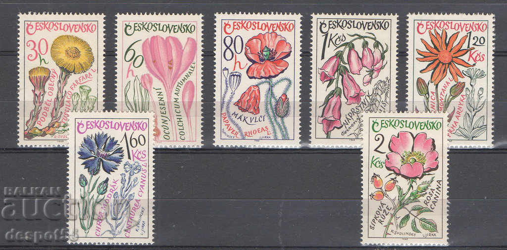 1965. Czechoslovakia. Medicinal plants.