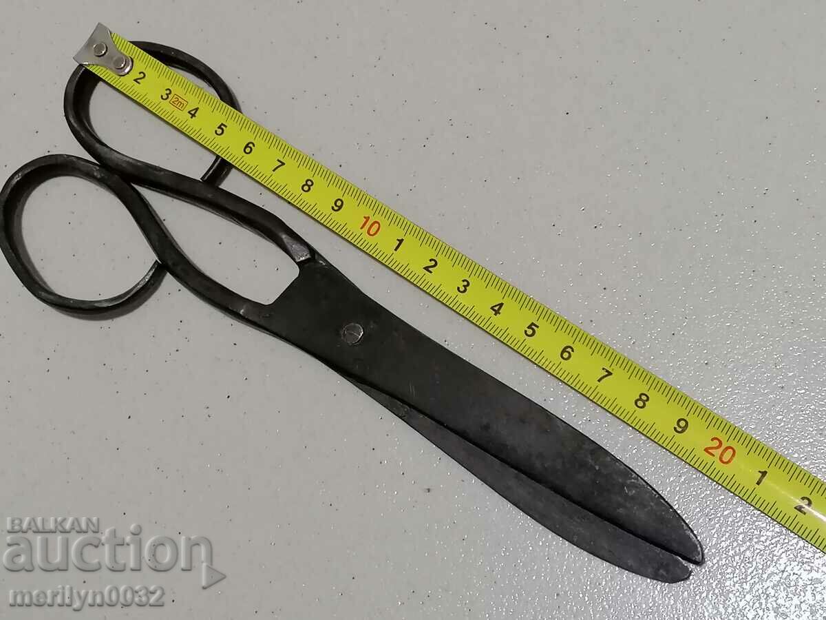 foarfece vechi forjate, cuțit, fier - 5 foarfece vechi forjate, cuțit, fier - 5