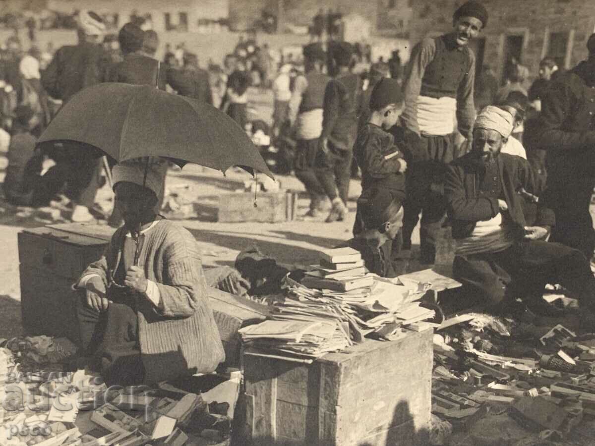 Δημοπρασία Ημέρα αγοράς Πωλητές Pomci Τούρκοι παλιά φωτογραφία Δημοπρασία Ημέρα αγοράς Πωλητές Pomci Τούρκοι παλιά φωτογραφία