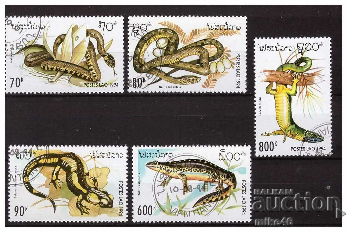 LAOS 1994 Reptile Series