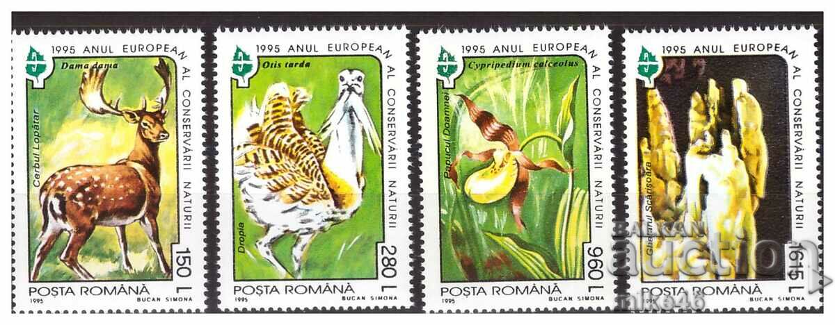 ROMANIA 1995 Nature pure ser. -Pret Michel 4 euro