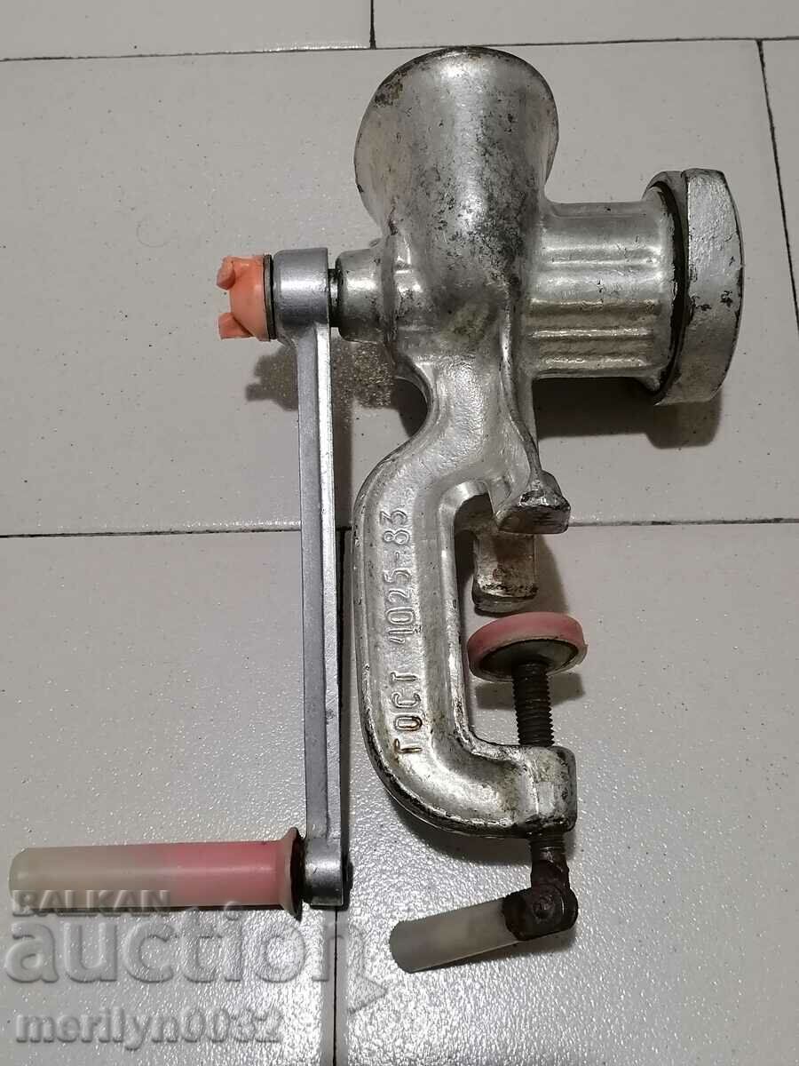 Old USSR meat grinder