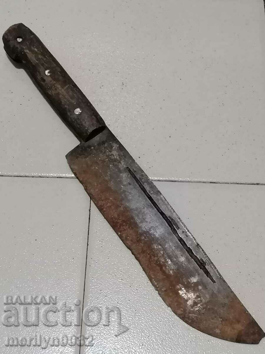 Old shepherd's knife, dagger, blade, primitive