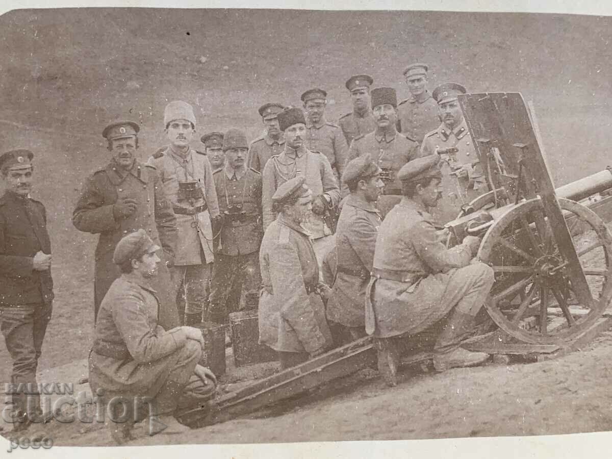 Български и османски офицери и войници Първа световна война