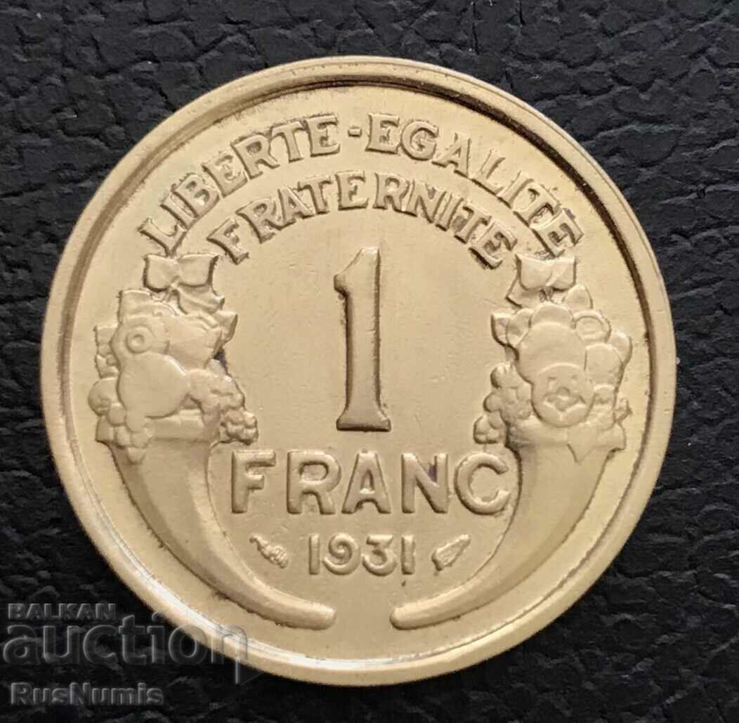 Γαλλία. 1 Φράγκο, 1931