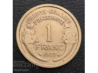 France. 1 franc 1937