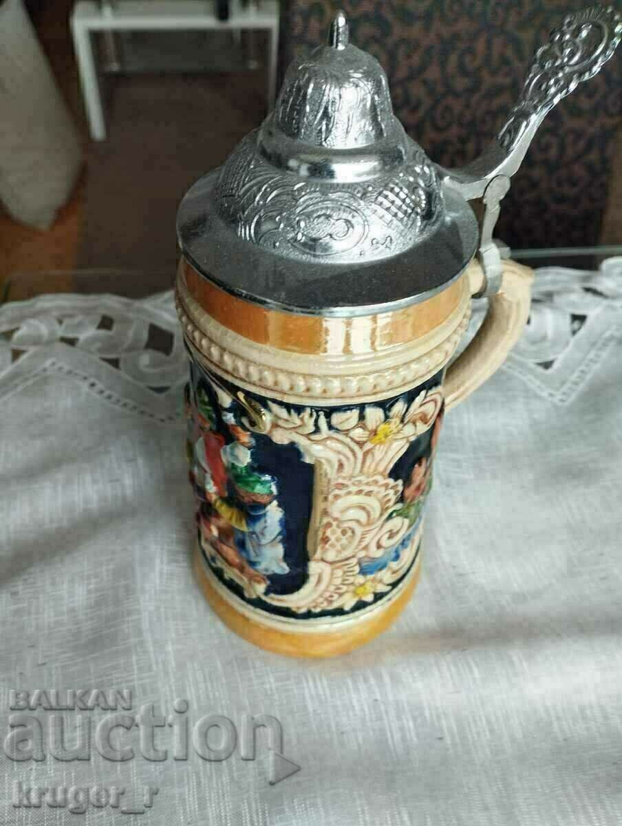 Auction German ceramic mug Auction German ceramic mug