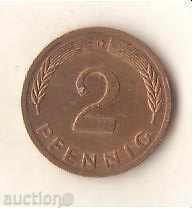 GFR 2 Pfennig 1975 D