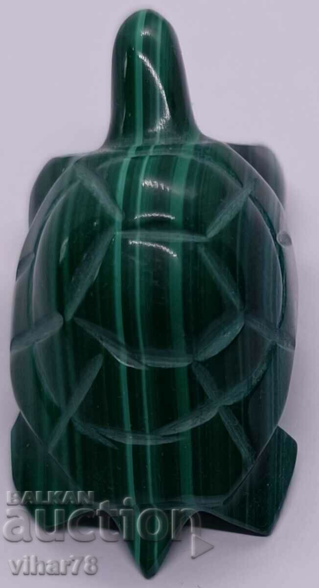 O figură de malachit foarte frumoasă cu preț 199.99 BGN | € 102.25 O figură de malachit foarte frumoasă cu preț 199.99 BGN | € 102.25