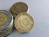 Монета - Германия - 10 пфенига | 1972г.; серия F