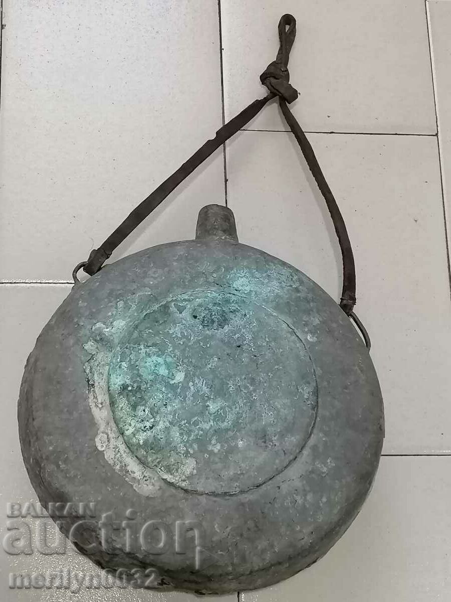 Old baklitsa kankul gyum copper copper vessel manerka buckel - 5