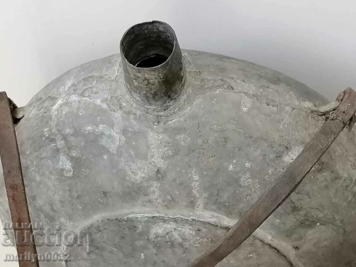 Old baklitsa kankul gyum copper copper vessel manerka buckel - 7