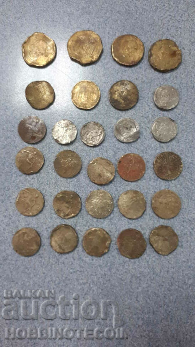 EURO COIN cores 16 x 2 and 5 x 1 = 38.70 euros with price 19.99 BGN | € 10.22 EURO COIN cores 16 x 2 and 5 x 1 = 38.70 euros with price 19.99 BGN | € 10.22