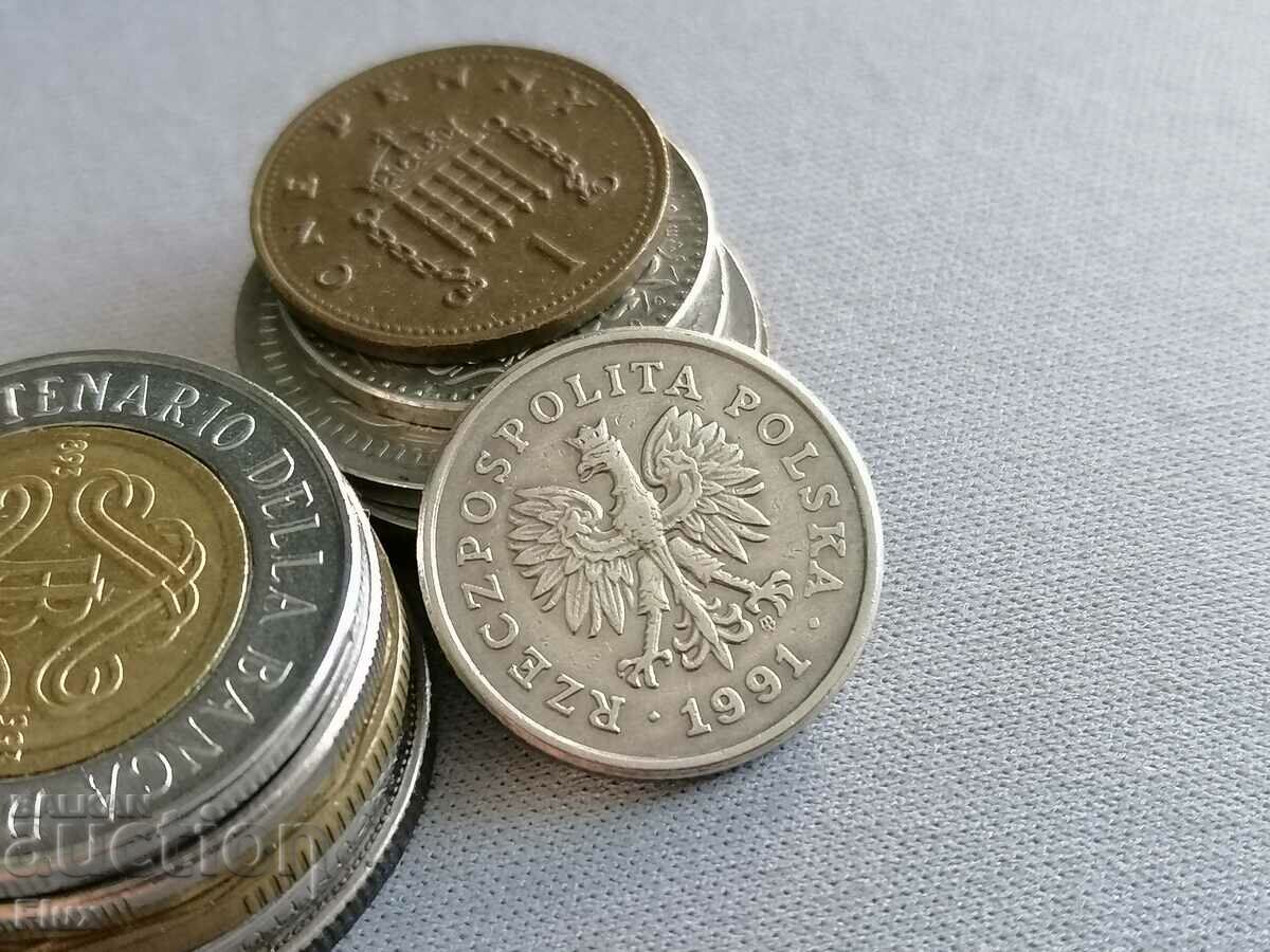 Coin - Poland - 50 groschen 1991 with price 1.20 BGN | € 0.61 Coin - Poland - 50 groschen 1991 with price 1.20 BGN | € 0.61